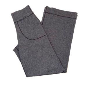 Lululemon Athletica Wide?Leg High Waisted Pants Gray Size 2
